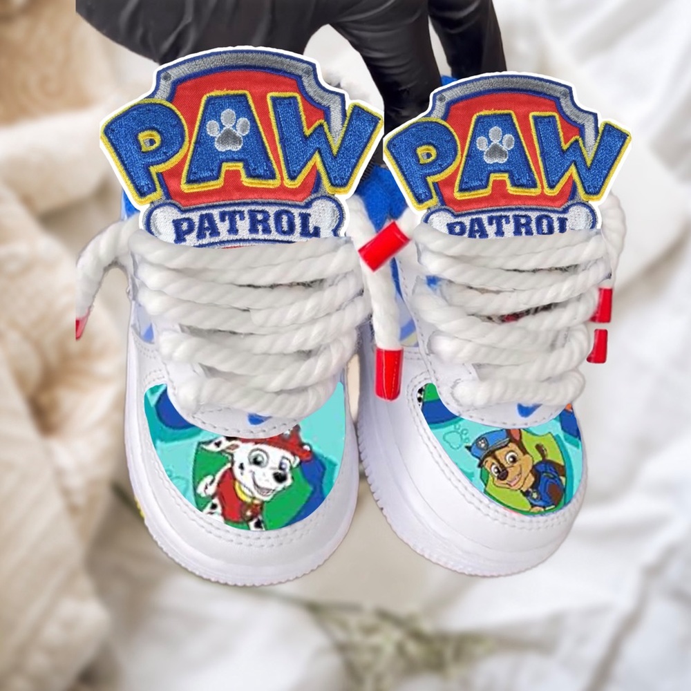Paw patrol kids Air Force 1 shoes